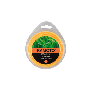 Леска Kamoto ST300-15-1, круглая, 3.0мм x 15м Леска Kamoto ST300-15-1, круглая, 3.0мм x 15м