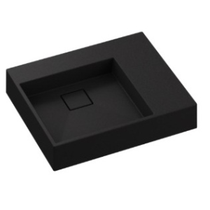 Envole 600 lavoar SANDONNA pe blat (Negru metalic) Envole 600 lavoar SANDONNA pe blat (Negru metalic)