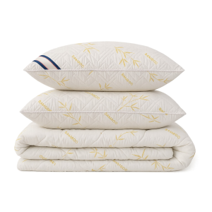 Set Plapuma + 2 perne Somnart Bamboo 200 x 220 cm Set Plapuma + 2 perne Somnart Bamboo 200 x 220 cm