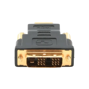 Adaptor Video Cablexpert A-HDMI-DVI-1, HDMI (M) - DVI-I (M), Negru Adaptor Video Cablexpert A-HDMI-DVI-1, HDMI (M) - DVI-I (M), Negru
