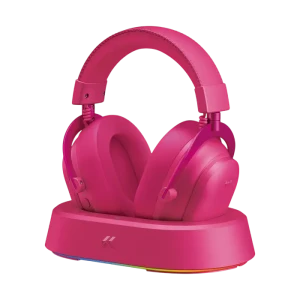 Căști gaming MCHOSE V9 Turbo Plus, Fără fir/Cu fir, Berry Red Căști gaming MCHOSE V9 Turbo Plus, Fără fir/Cu fir, Berry Red
