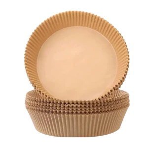Hârtia de copt Papro Round Air Fryer Paper, Bej