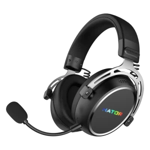 Căști gaming HATOR Hypergang 3, Fără fir, Negru Căști gaming HATOR Hypergang 3, Fără fir, Negru