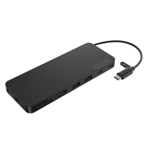 Stație Docking Lenovo USB-C Slim Travel Dock, Negru Stație Docking Lenovo USB-C Slim Travel Dock, Negru