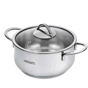 Кастрюля Ardesto AR0723S, 2,3л, 18см, Нержавеющая сталь Кастрюля Ardesto AR0723S, 2,3л, 18см, Нержавеющая сталь