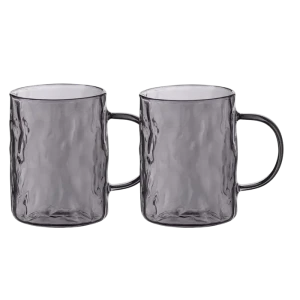 Set cupe Ardesto Shine AR2626GG, 260 ml, 2 bucs, Gri Set cupe Ardesto Shine AR2626GG, 260 ml, 2 bucs, Gri