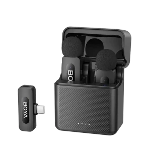 Microfon portabil pentru înregistrare vocală Boya BY-V30, Fără fir, Negru Microfon portabil pentru înregistrare vocală Boya BY-V30, Fără fir, Negru