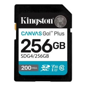 Карта памяти Kingston Canvas Go! Plus, 256Гб (SDG4/256GB) Карта памяти Kingston Canvas Go! Plus, 256Гб (SDG4/256GB)
