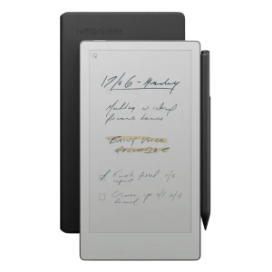 reMarkable Paper Pro Move 7.3" Bundle 2/64GB with Marker Plus Book Folio Cover, Leather Black reMarkable Paper Pro Move 7.3" Bundle 2/64GB with Marker Plus Book Folio Cover, Leather Black
