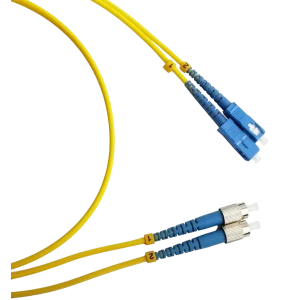 Patch cord - FC-SC 5M, 5m, Galben Patch cord - FC-SC 5M, 5m, Galben