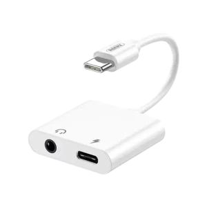 Audio Adaptor Remax RL-LA11, USB Type-C/3.5 mm, 0,12m, Alb Audio Adaptor Remax RL-LA11, USB Type-C/3.5 mm, 0,12m, Alb