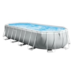 Piscină cu cadru metalic Intex Prism Frame 26796, 13365L, Gri deschis, 26796 Piscină cu cadru metalic Intex Prism Frame 26796, 13365L, Gri deschis, 26796