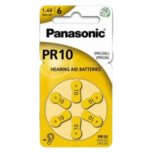 Батарейки Panasonic PR-230, PR10, 6 шт. Батарейки Panasonic PR-230, PR10, 6 шт.