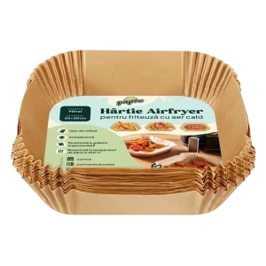 Hârtia de copt Papro Square Air Fryer Paper, Bej