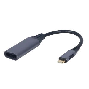 Adaptor USB APC Electronic A-USB3C-DPF-01, USB Type-C - DisplayPort (M), 0,15m, Gri Adaptor USB APC Electronic A-USB3C-DPF-01, USB Type-C - DisplayPort (M), 0,15m, Gri