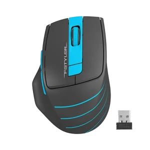 Беcпроводная мышь A4Tech FG30S, Серый/Синий Беcпроводная мышь A4Tech FG30S, Серый/Синий