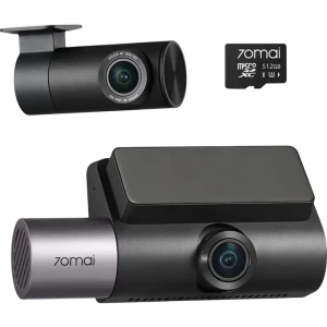 Set Dash Cam față și spate 70mai T800 + Rear Cam RC41, Negru Set Dash Cam față și spate 70mai T800 + Rear Cam RC41, Negru