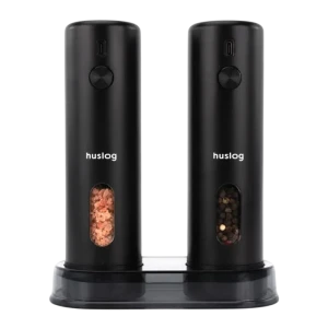 Huslog Set of electric grinders with USB charging - Black Huslog Set of electric grinders with USB charging - Black
