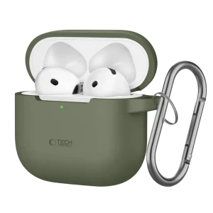 Чехол для Airpods Tech Protect Hook, Olive green Чехол для Airpods Tech Protect Hook, Olive green
