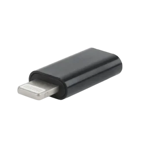 Audio Adaptor Cablexpert A-USB-CF8PM-01, Lightning - USB Type-C, Negru Audio Adaptor Cablexpert A-USB-CF8PM-01, Lightning - USB Type-C, Negru
