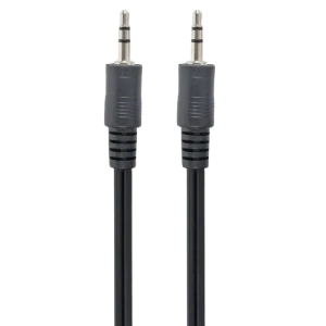 Аудиокабель Cablexpert CCA-404, 3.5mm 3-pin (M) - 3.5mm 3-pin (M), 1,2м, Чёрный Аудиокабель Cablexpert CCA-404, 3.5mm 3-pin (M) - 3.5mm 3-pin (M), 1,2м, Чёрный