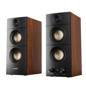 Аудиосистема 2.0 CH F&D R330BT, Черный | Коричневый Аудиосистема 2.0 CH F&D R330BT, Черный | Коричневый