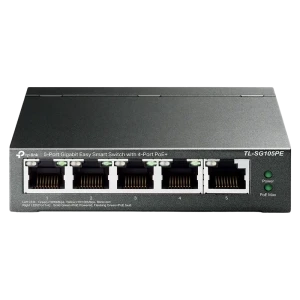 Comutator PoE TP-LINK TL-SG105PE, 4x IEEE 802.3af/at Comutator PoE TP-LINK TL-SG105PE, 4x IEEE 802.3af/at