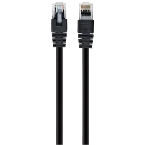 Patch cord Cablexpert PP6U-0.5M/BK, Cat6 UTP, 0,5m, Negru Patch cord Cablexpert PP6U-0.5M/BK, Cat6 UTP, 0,5m, Negru