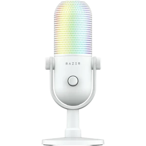 Игровой Микрофон Razer Seiren V3 Chroma, Проводной аналоговый, Белый Игровой Микрофон Razer Seiren V3 Chroma, Проводной аналоговый, Белый
