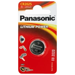 Дисковые батарейки Panasonic CR-2025EL, CR2025, 1шт. Дисковые батарейки Panasonic CR-2025EL, CR2025, 1шт.