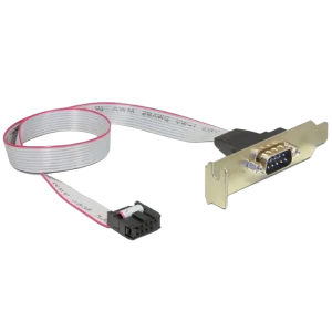 Задняя планка ПК с последовательным портом DB9 Cablexpert CC-DB9ML-01, Золотой Задняя планка ПК с последовательным портом DB9 Cablexpert CC-DB9ML-01, Золотой