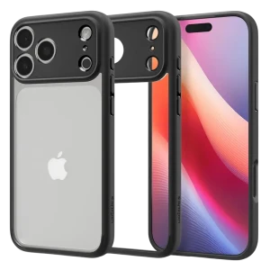 Чехол Spigen Ultra Hybrid для Apple iPhone 17 Pro, Матовый черный Чехол Spigen Ultra Hybrid для Apple iPhone 17 Pro, Матовый черный