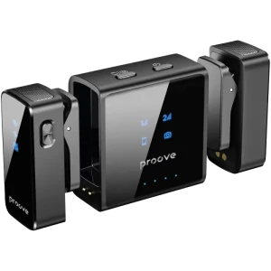 Microphone Wireless Microphone System Proove ToneLine (Lightning / Type-C / AUX), Black Microphone Wireless Microphone System Proove ToneLine (Lightning / Type-C / AUX), Black