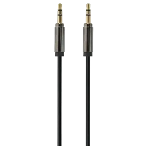 Аудио адаптер Cablexpert CCAP-444-0.75M, 3.5mm 3-pin (M) - 3.5mm 3-pin (M), 0,75м, Чёрный Аудио адаптер Cablexpert CCAP-444-0.75M, 3.5mm 3-pin (M) - 3.5mm 3-pin (M), 0,75м, Чёрный