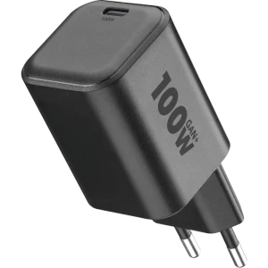 Wall Charger GAN Cellularline, 1 Port PD USB-C, 100W, Black Wall Charger GAN Cellularline, 1 Port PD USB-C, 100W, Black