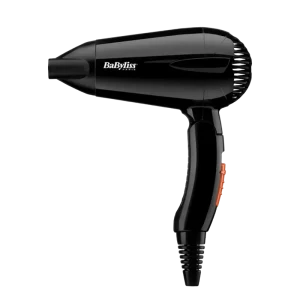Uscător de păr compact BaByliss Travel Dry 5344E, 2000 W, Negru Uscător de păr compact BaByliss Travel Dry 5344E, 2000 W, Negru