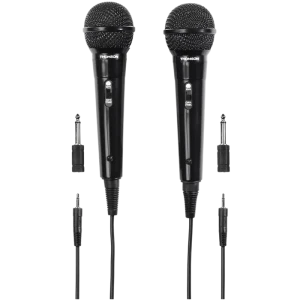 Microfon Karaoke Thomson M135D, Cu fir, Negru Microfon Karaoke Thomson M135D, Cu fir, Negru