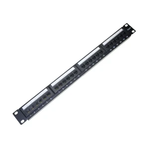 24 ports UTP Cat.6 patch panel, LY-PP6-04, 19