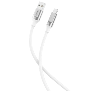 Cable de date XO NB251, USB Type-A/USB Type-C, 1m, Alb Cable de date XO NB251, USB Type-A/USB Type-C, 1m, Alb