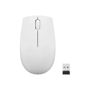 Mouse Wireless Lenovo 300 Compact, Alb Mouse Wireless Lenovo 300 Compact, Alb