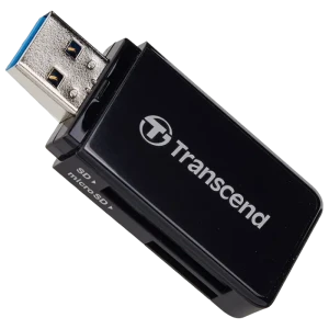 Кардридер Transcend TS-RDF5, USB Type-A, Чёрный Кардридер Transcend TS-RDF5, USB Type-A, Чёрный
