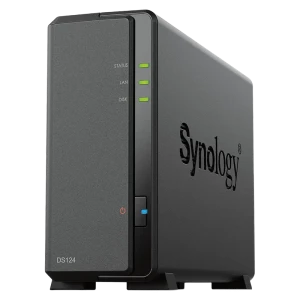Stocare atașată la rețea SYNOLOGY DS124, Negru Stocare atașată la rețea SYNOLOGY DS124, Negru