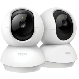 TP-Link Indoor TAPO C210 (2-pack), 3Mpix, Pan/Tilt Home Security Wi-Fi Camera TP-Link Indoor TAPO C210 (2-pack), 3Mpix, Pan/Tilt Home Security Wi-Fi Camera