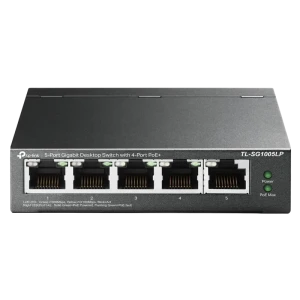 PoE коммутатор TP-LINK TL-SG1005LP, 4x IEEE 802.3af/at PoE коммутатор TP-LINK TL-SG1005LP, 4x IEEE 802.3af/at