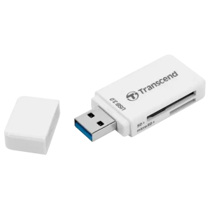 Cititor de carduri Transcend TS-RDF5, USB Type-A, Alb Cititor de carduri Transcend TS-RDF5, USB Type-A, Alb