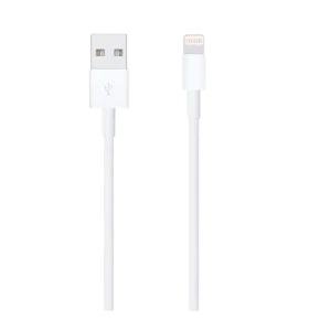 Кабель для зарядки и передачи данных Apple Lightning на USB, 1м, Белый Кабель для зарядки и передачи данных Apple Lightning на USB, 1м, Белый