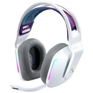 Căști gaming Logitech G733, Wireless/Cu fir, Alb Căști gaming Logitech G733, Wireless/Cu fir, Alb