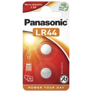 Baterii rotunde Panasonic LR-44EL/6B, LR44, 6 buc. Baterii rotunde Panasonic LR-44EL/6B, LR44, 6 buc.