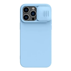 Чехол Nillkin iPhone 14 Pro, CamShield Silky Silicone, Blue Haze Чехол Nillkin iPhone 14 Pro, CamShield Silky Silicone, Blue Haze