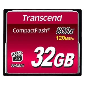 Card de Memorie Transcend CompactFlash 800, 32GB (TS32GCF800) Card de Memorie Transcend CompactFlash 800, 32GB (TS32GCF800)